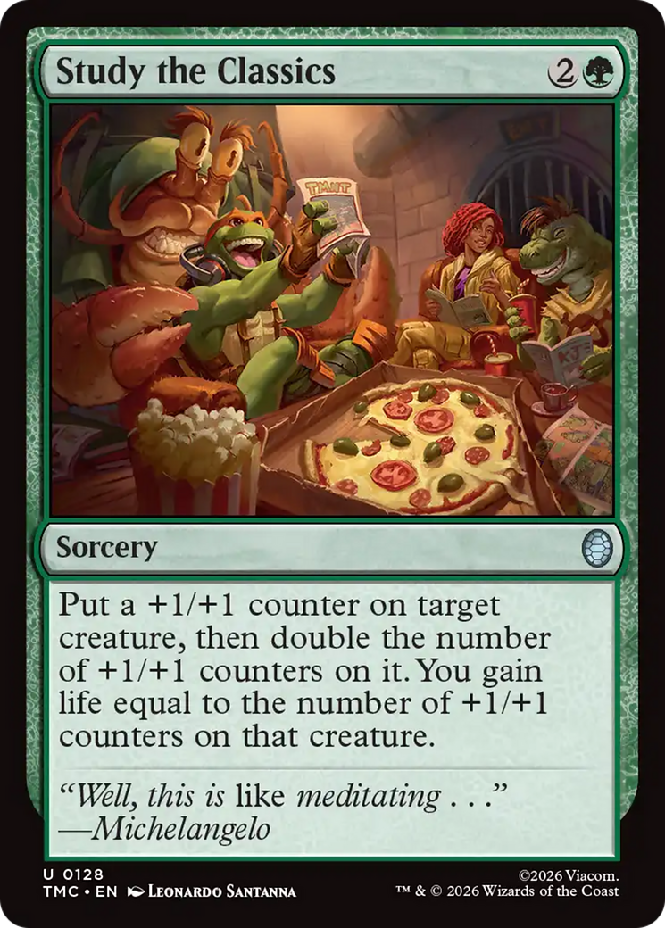 Study the Classics [Teenage Mutant Ninja Turtles Commander] | Lots Moore NSW