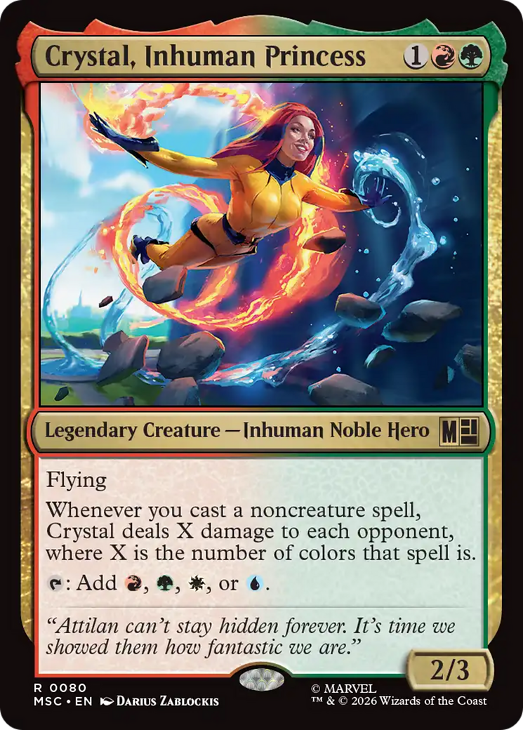 Crystal, Inhuman Princess [Marvel Super Heroes Commander] | Lots Moore NSW