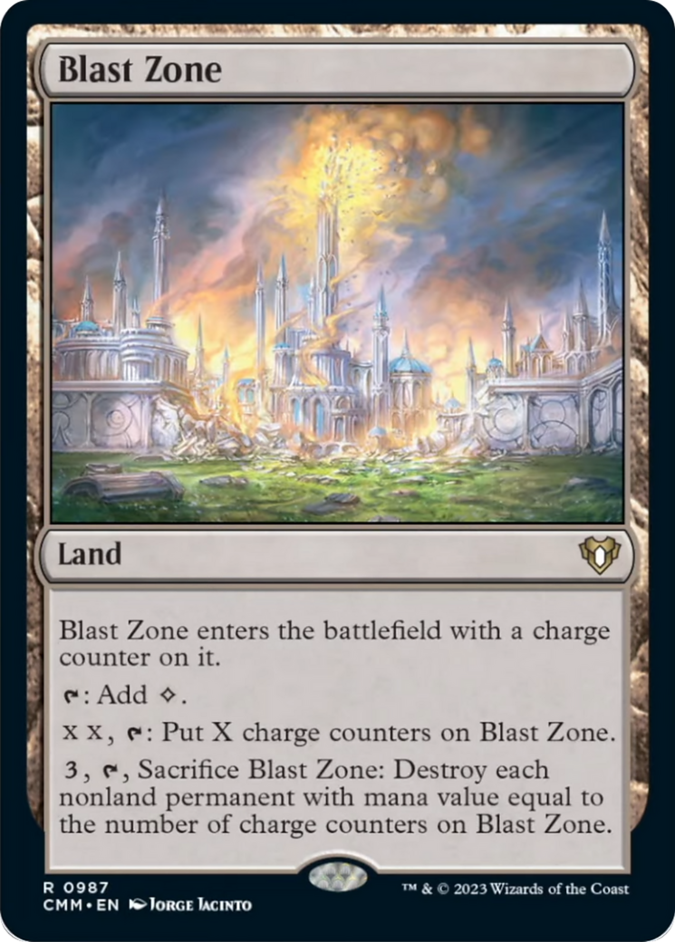 Blast Zone [Commander Masters] | Lots Moore NSW