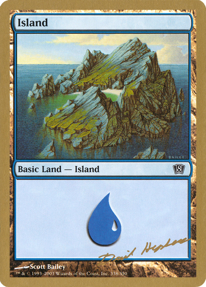 Island (dh338) (Dave Humpherys) [World Championship Decks 2003] | Lots Moore NSW