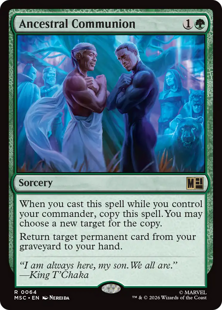 Ancestral Communion [Marvel Super Heroes Commander] | Lots Moore NSW