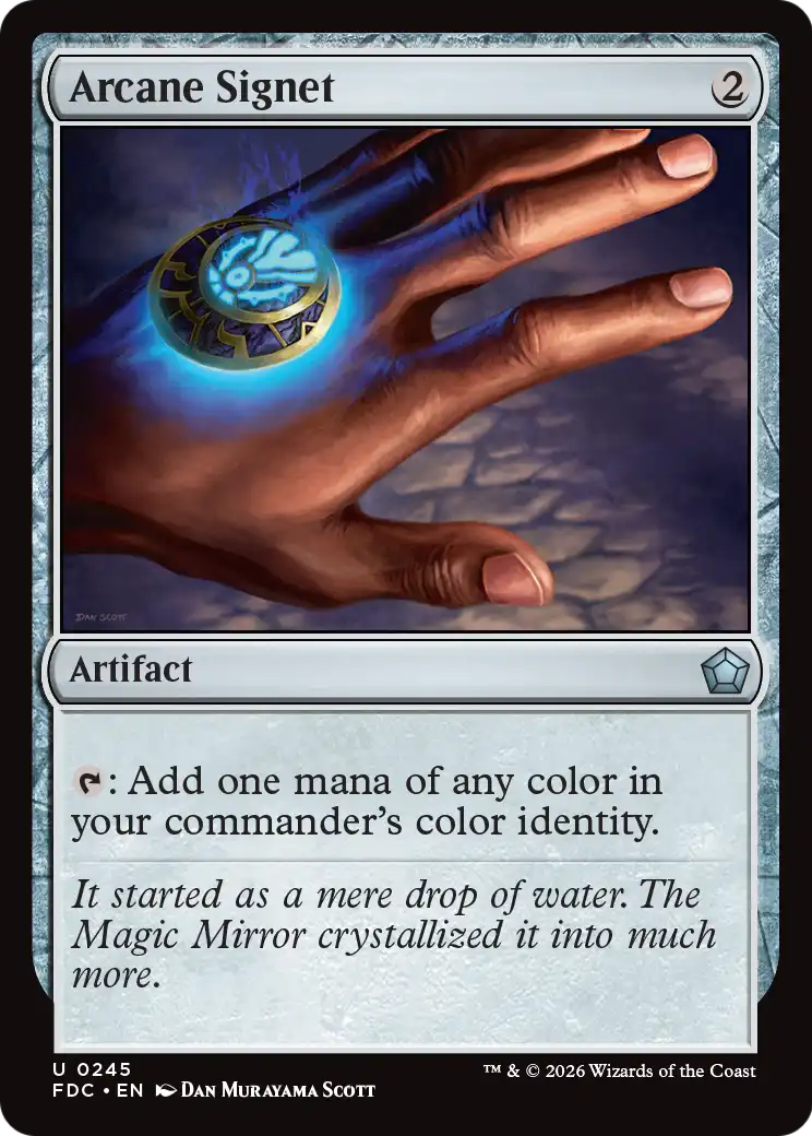 Arcane Signet (0245) [Foundations Commander] | Lots Moore NSW