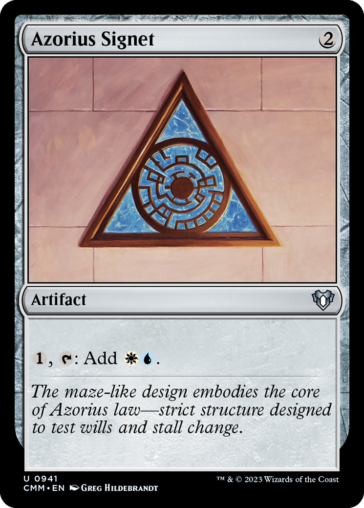 Azorius Signet [Commander Masters] | Lots Moore NSW