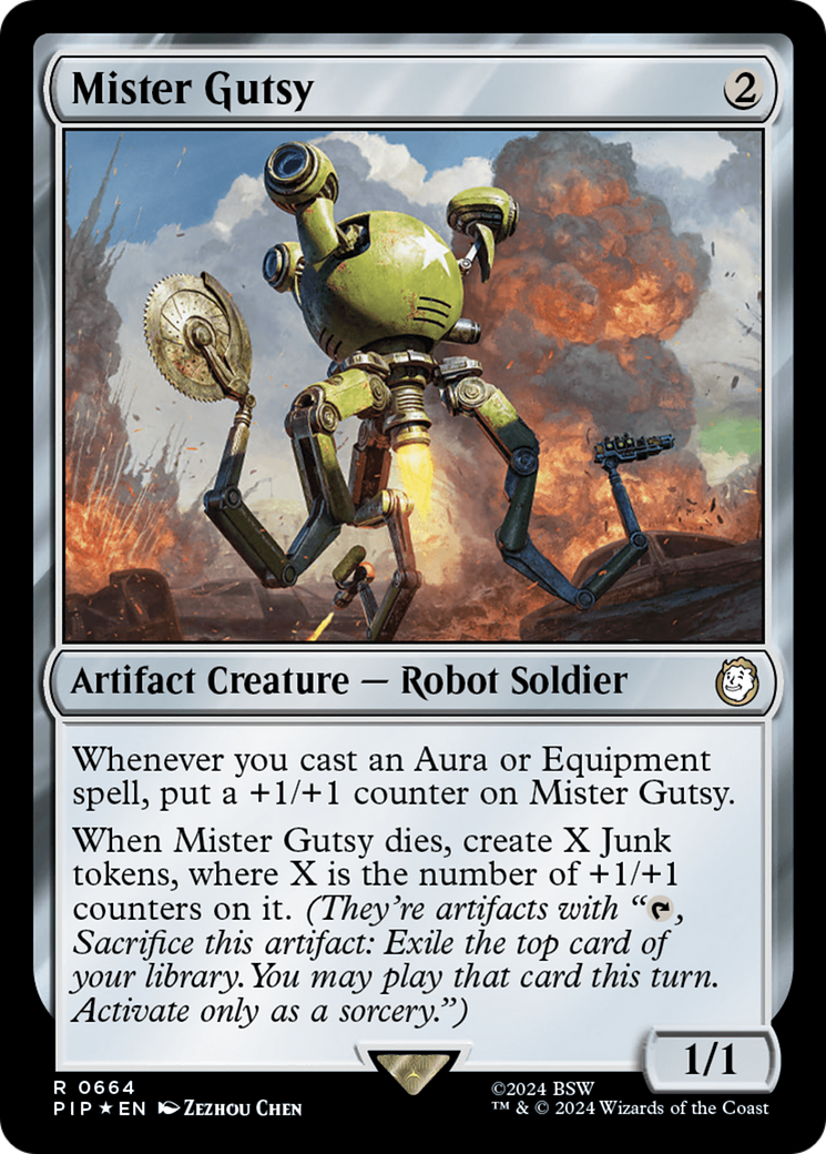 Mister Gutsy (Surge Foil) [Fallout] | Lots Moore NSW