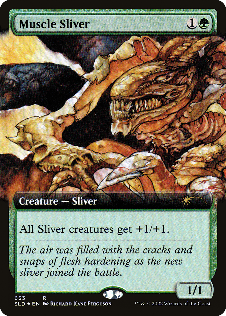 Muscle Sliver (Extended Art) [Secret Lair Drop Promos] | Lots Moore NSW