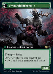 Ulvenwald Oddity // Ulvenwald Behemoth (Extended Art) [Innistrad: Crimson Vow] | Lots Moore NSW