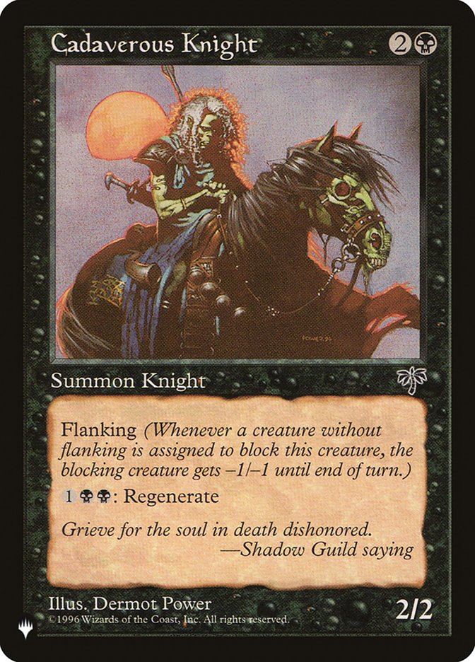 Cadaverous Knight [The List] | Lots Moore NSW