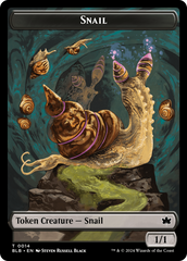 Snail // Thundertrap Trainer Double-Sided Token [Bloomburrow Tokens] | Lots Moore NSW