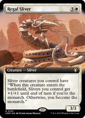 Regal Sliver (Extended Art) [Commander Masters] | Lots Moore NSW