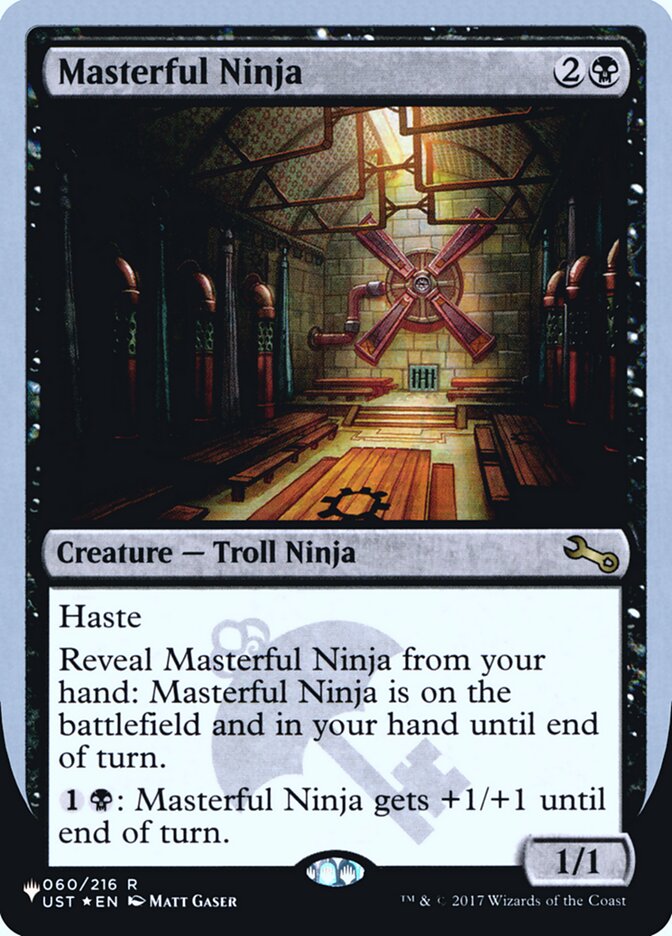 Masterful Ninja (Unfinity Foil Edition) [The List] | Lots Moore NSW