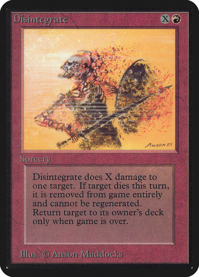 Disintegrate [Alpha Edition] | Lots Moore NSW