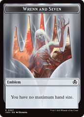 Treefolk // Emblem - Wrenn and Seven Double-Sided Token [Innistrad Remastered Tokens] | Lots Moore NSW