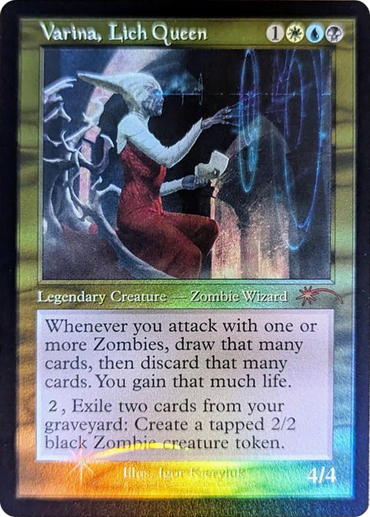 Varina, Lich Queen (Retro Frame) [Secret Lair Drop Series] | Lots Moore NSW