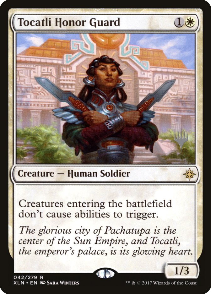 Tocatli Honor Guard (Promo Pack) [Ixalan Promos] | Lots Moore NSW
