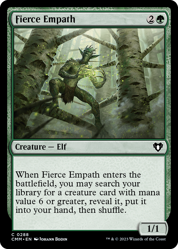 Fierce Empath [Commander Masters] | Lots Moore NSW