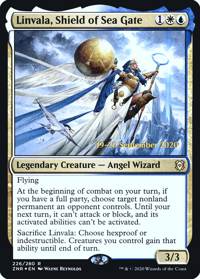 Linvala, Shield of Sea Gate [Zendikar Rising Prerelease Promos] | Lots Moore NSW
