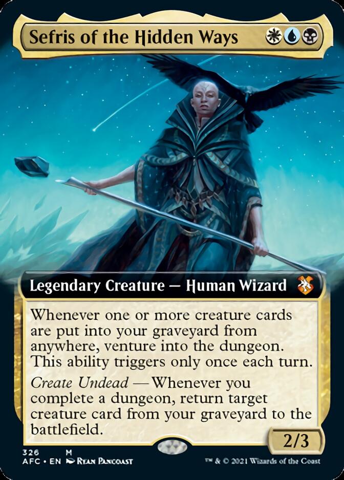 Sefris of the Hidden Ways (Extended Art) [Dungeons & Dragons: Adventures in the Forgotten Realms Commander] | Lots Moore NSW