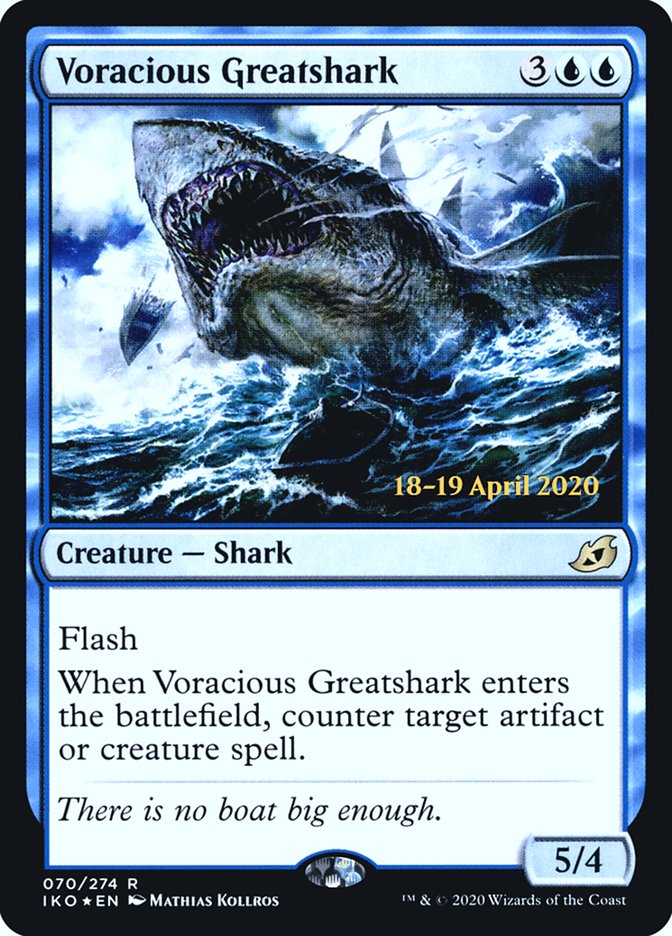 Voracious Greatshark [Ikoria: Lair of Behemoths Prerelease Promos] | Lots Moore NSW