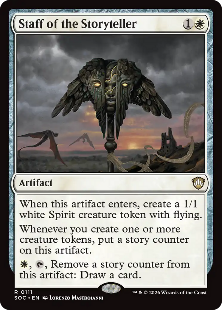 Staff of the Storyteller [Secrets of Strixhaven Commander] | Lots Moore NSW