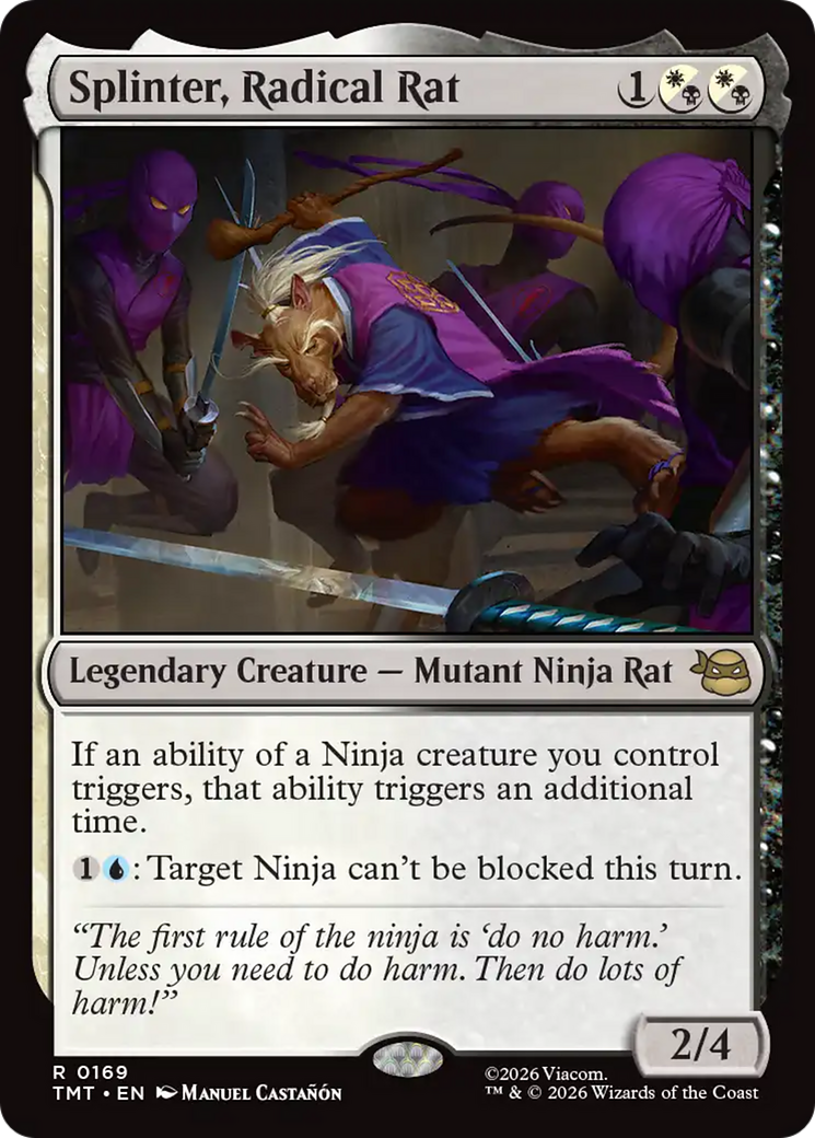Splinter, Radical Rat [Teenage Mutant Ninja Turtles] | Lots Moore NSW