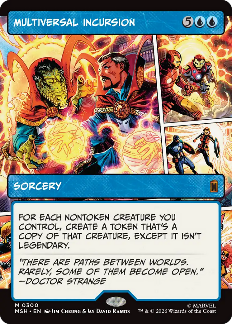 Multiversal Incursion (Borderless) [Marvel Super Heroes] | Lots Moore NSW