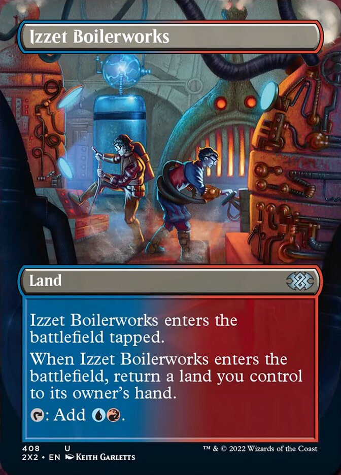 Izzet Boilerworks (Borderless Alternate Art) [Double Masters 2022] | Lots Moore NSW