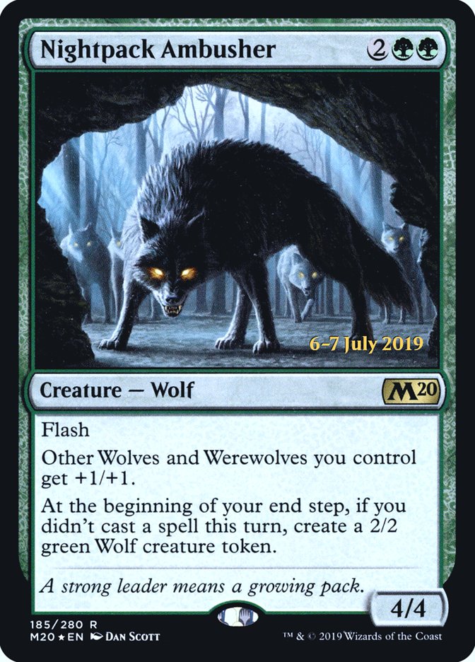 Nightpack Ambusher [Core Set 2020 Prerelease Promos] | Lots Moore NSW