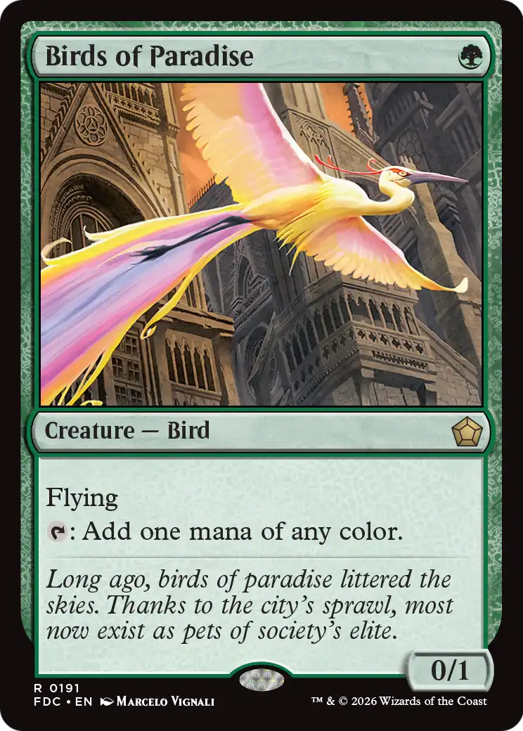Birds of Paradise [Foundations Commander] | Lots Moore NSW