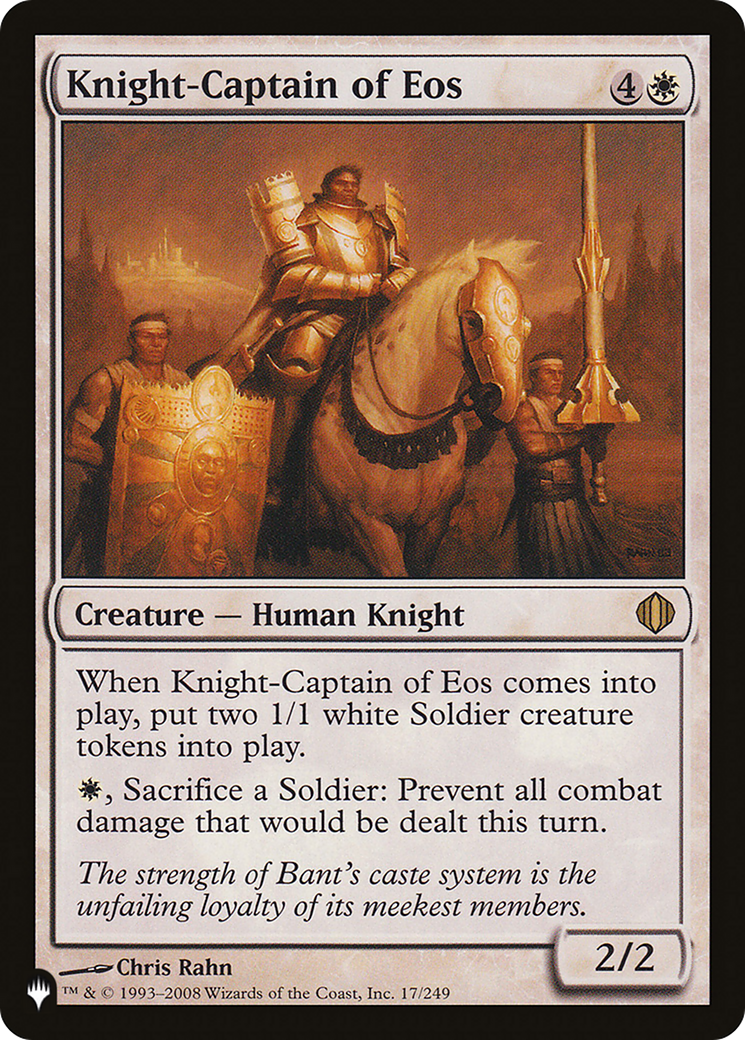 Knight-Captain of Eos [The List] | Lots Moore NSW