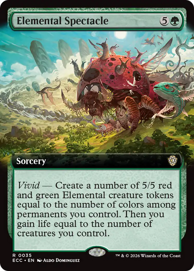 Elemental Spectacle (Extended Art) [Lorwyn Eclipsed Commander] | Lots Moore NSW
