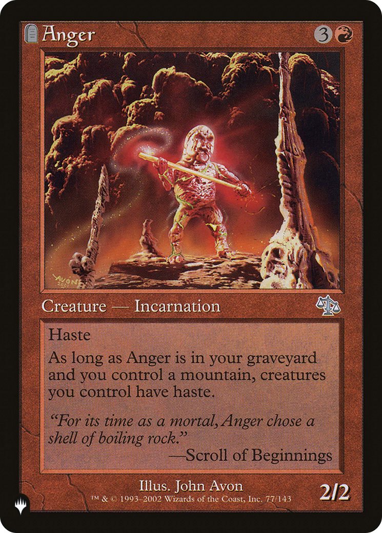Anger (JUD) [The List] | Lots Moore NSW