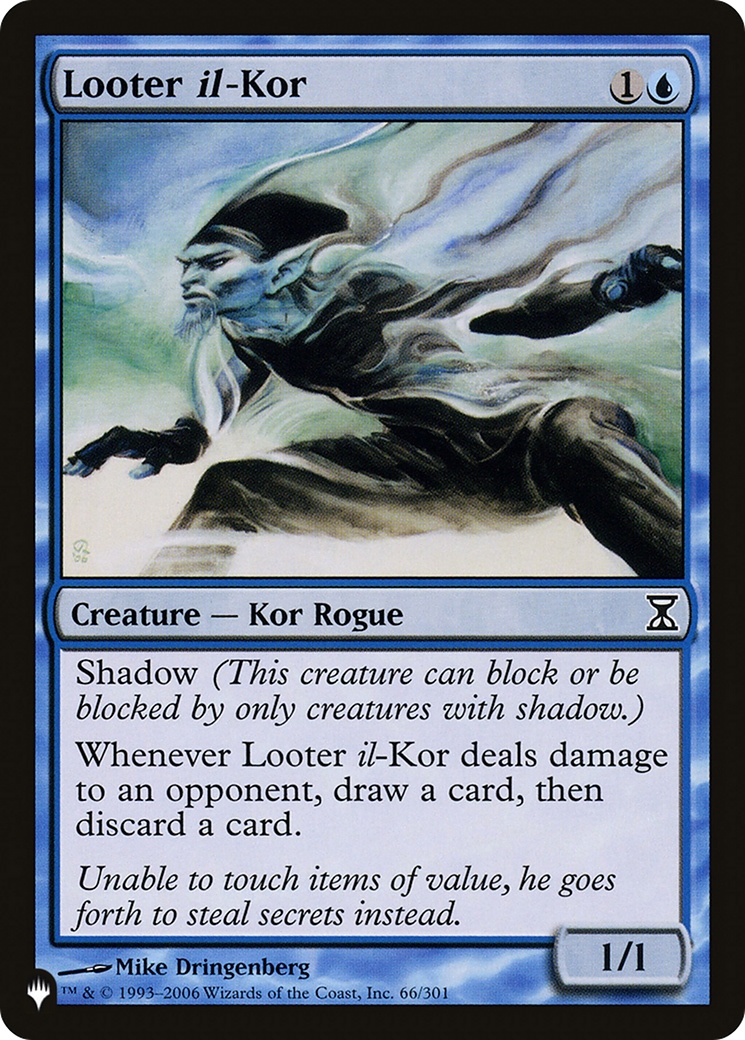 Looter il-Kor [The List] | Lots Moore NSW