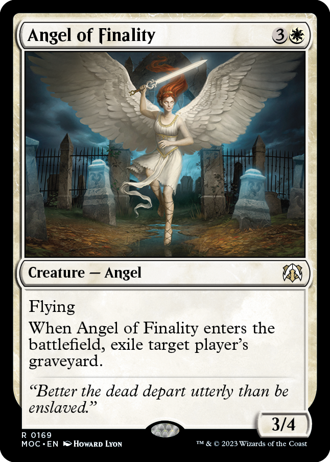 Angel of Finality [March of the Machine Commander] | Lots Moore NSW