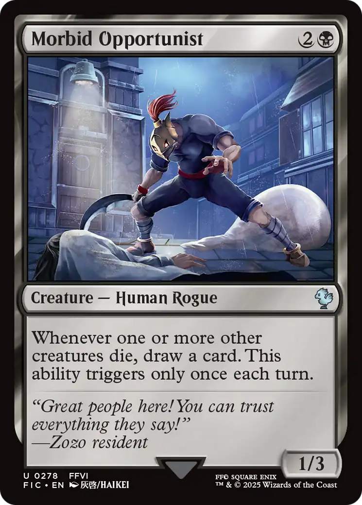 Morbid Opportunist [FINAL FANTASY Commander] | Lots Moore NSW