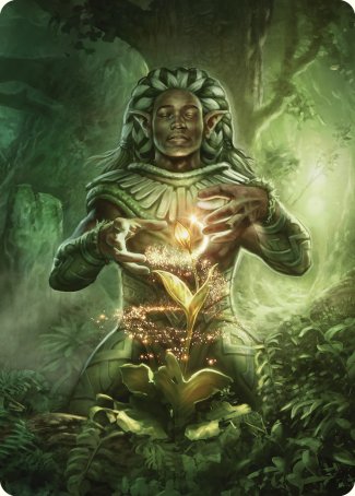 Elvish Mystic Art Card [Commander Masters Art Series] | Lots Moore NSW