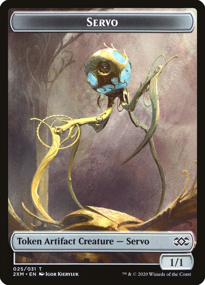 Saproling // Servo Double-Sided Token [Double Masters Tokens] | Lots Moore NSW