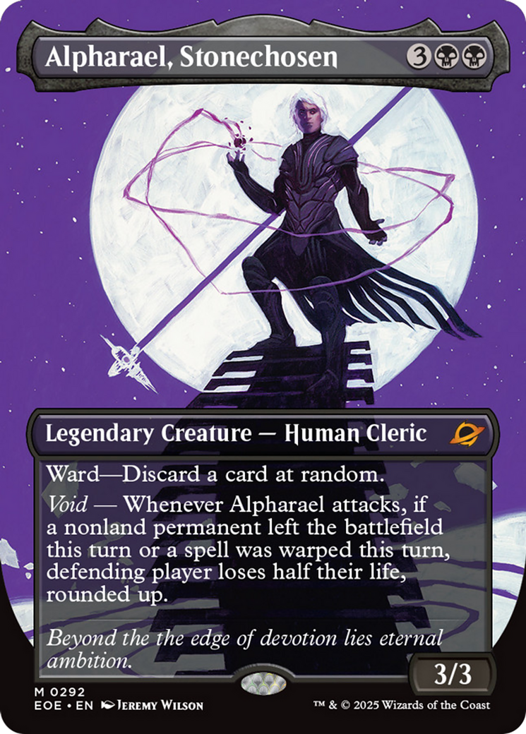 Alpharael, Stonechosen (Borderless) [Edge of Eternities] | Lots Moore NSW