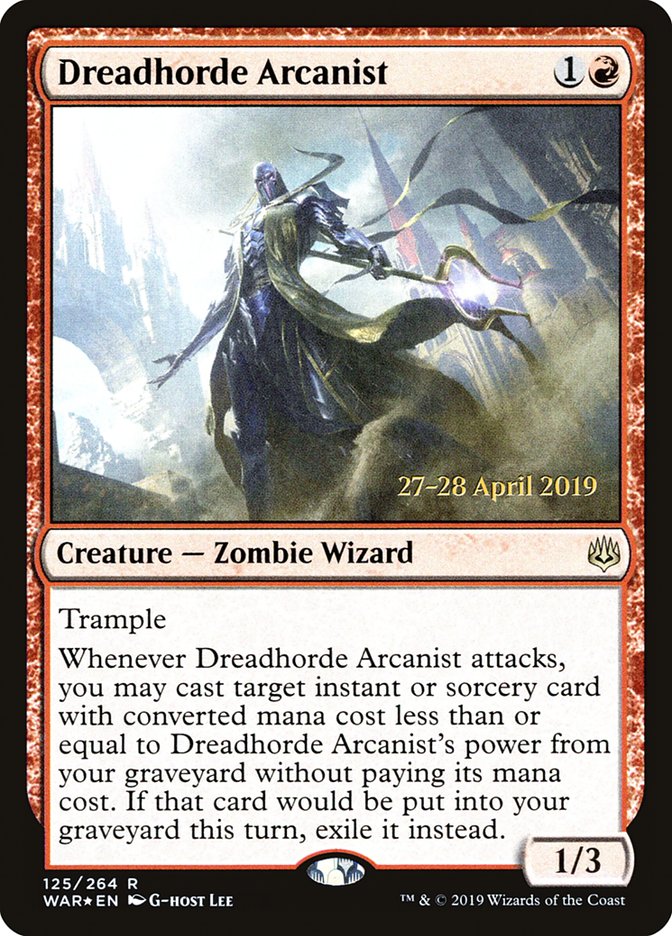 Dreadhorde Arcanist [War of the Spark Prerelease Promos] | Lots Moore NSW