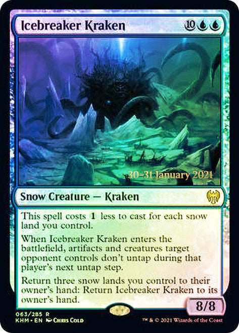 Icebreaker Kraken [Kaldheim Prerelease Promos] | Lots Moore NSW