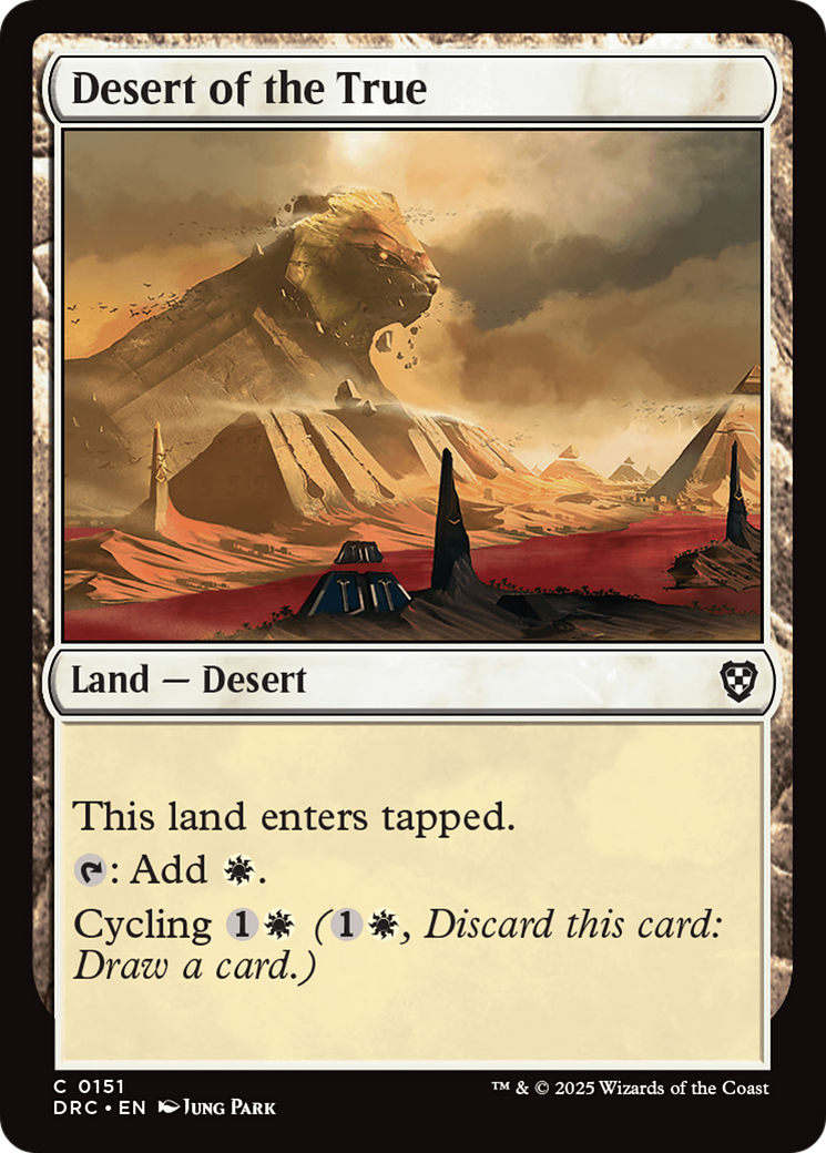 Desert of the True [Aetherdrift Commander] | Lots Moore NSW