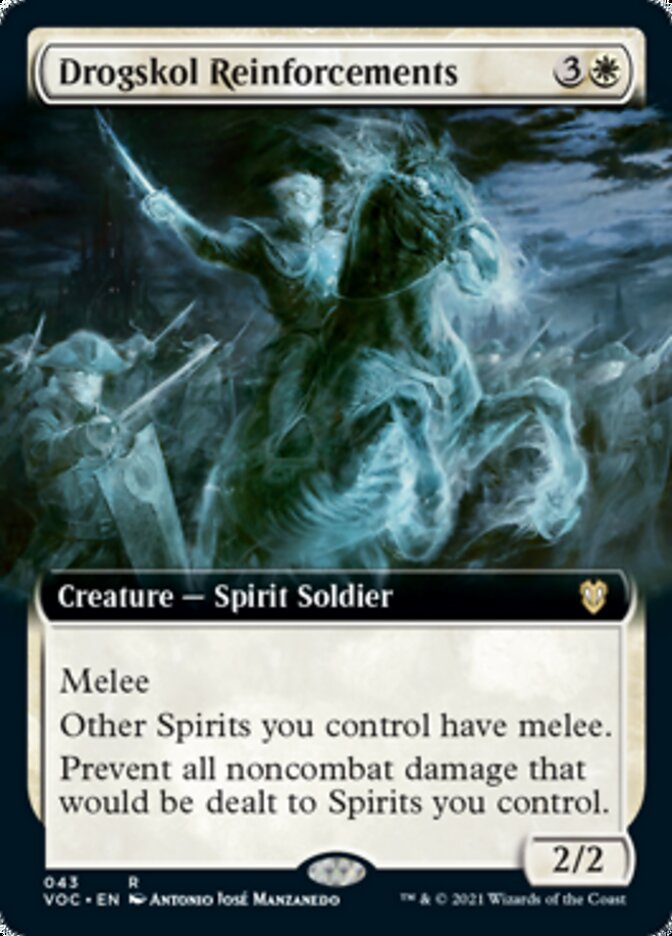Drogskol Reinforcements (Extended Art) [Innistrad: Crimson Vow Commander] | Lots Moore NSW