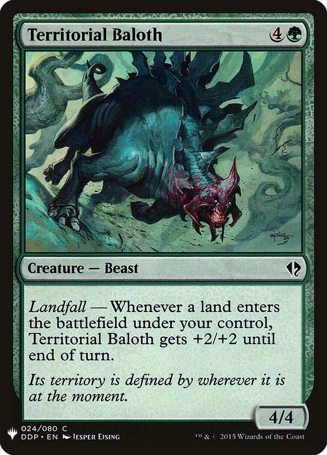 Territorial Baloth [Mystery Booster] | Lots Moore NSW