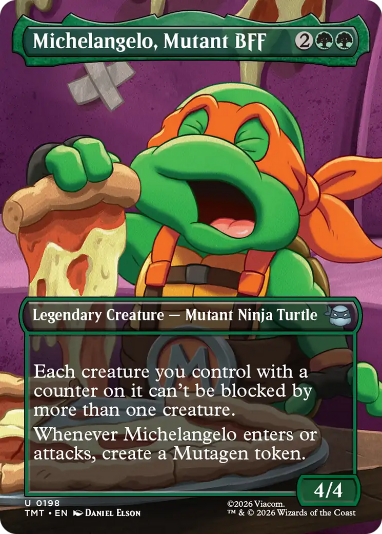 Michelangelo, Mutant BFF (Borderless) [Teenage Mutant Ninja Turtles] | Lots Moore NSW