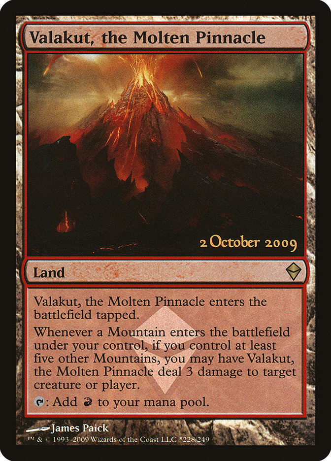 Valakut, the Molten Pinnacle [Zendikar Prerelease Promos] | Lots Moore NSW