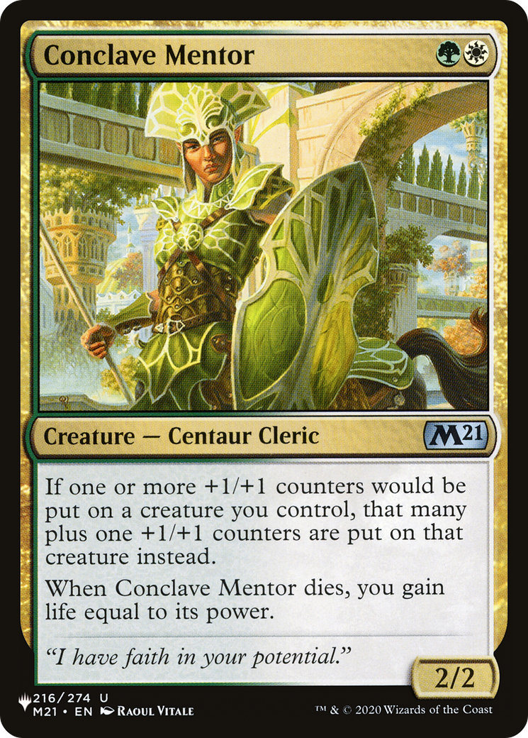 Conclave Mentor [The List Reprints] | Lots Moore NSW