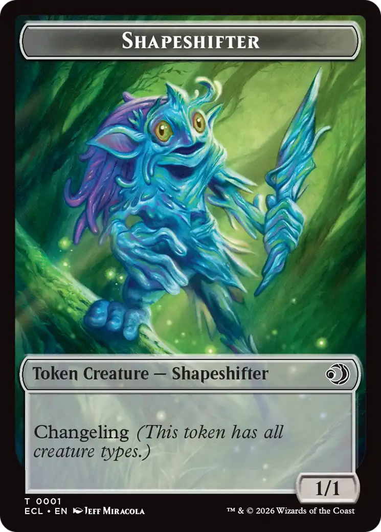 Shapeshifter // Map Double-Sided Token [Lorwyn Eclipsed Tokens] | Lots Moore NSW