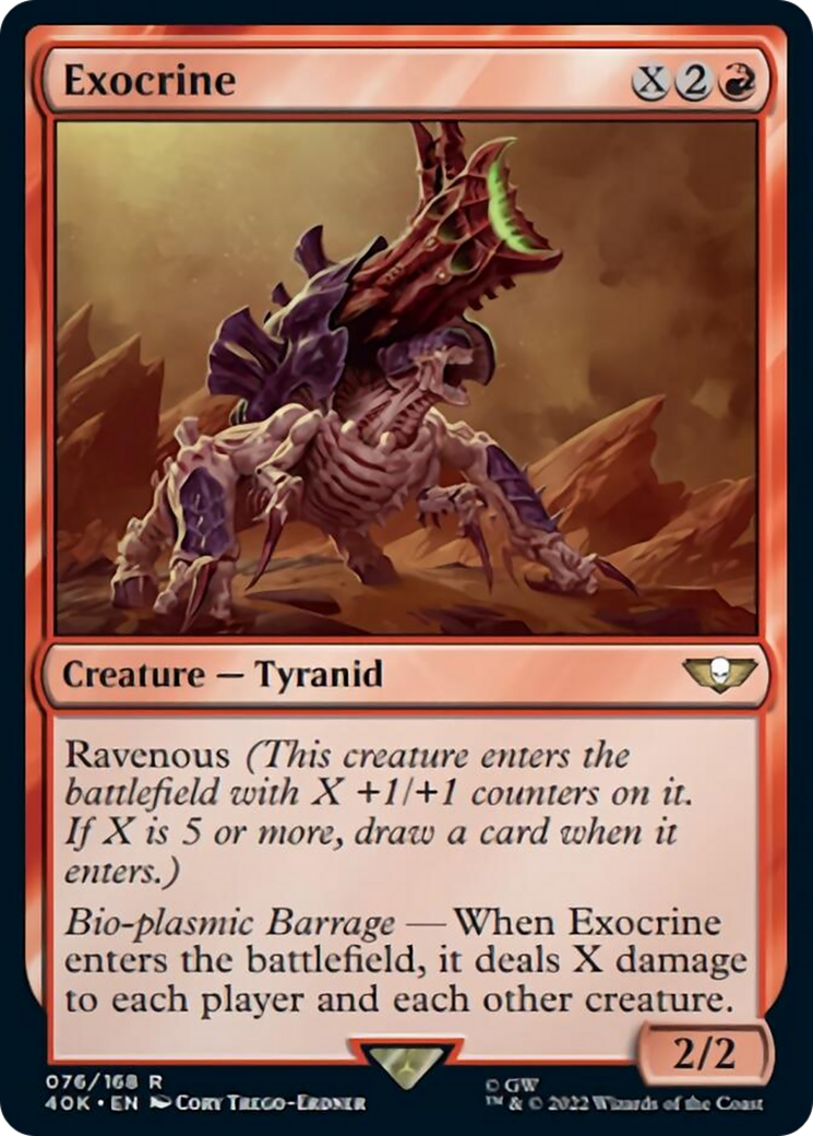 Exocrine (Surge Foil) [Warhammer 40,000] | Lots Moore NSW