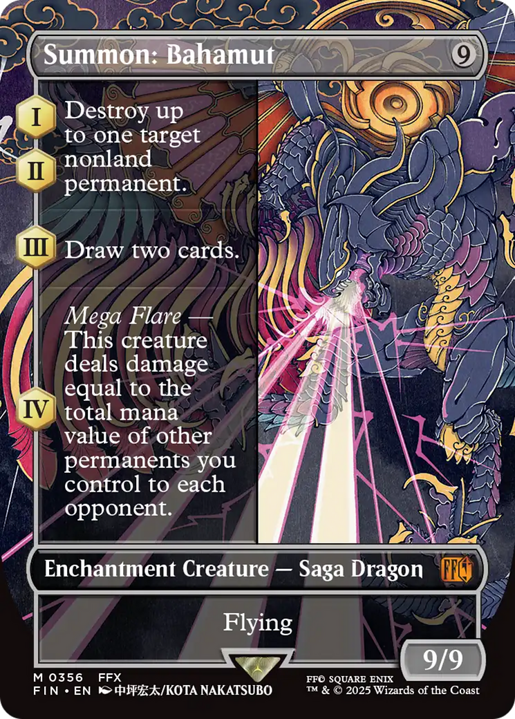 Summon: Bahamut (Borderless) [FINAL FANTASY] | Lots Moore NSW