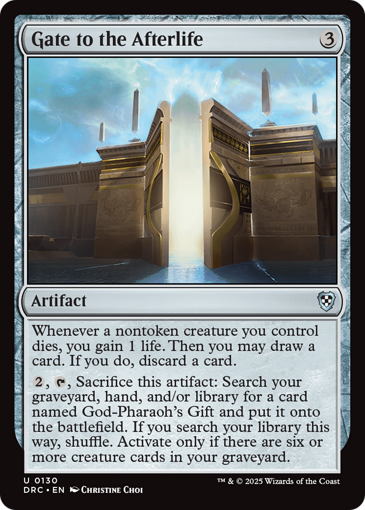 Gate to the Afterlife [Aetherdrift Commander] | Lots Moore NSW
