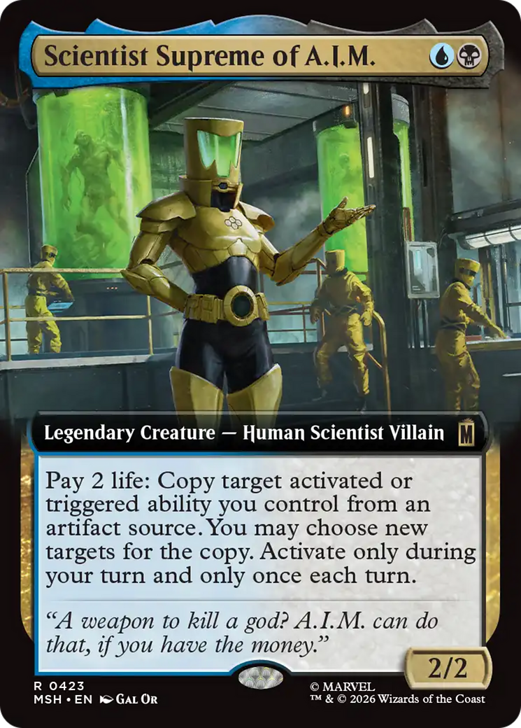 Scientist Supreme of A.I.M. (Extended Art) [Marvel Super Heroes] | Lots Moore NSW
